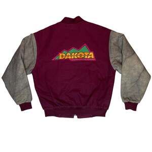 Vintage Dakota Bomber Jacket Mens M USA Made Workwear Canvas